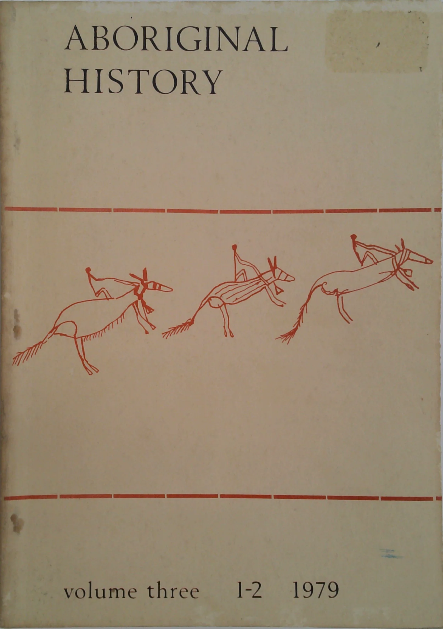 Aboriginal History. Volume Three. Parts 1 -2