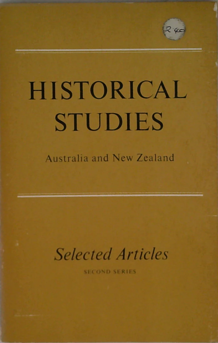 Historical Studies: Selected Articles, Second Series