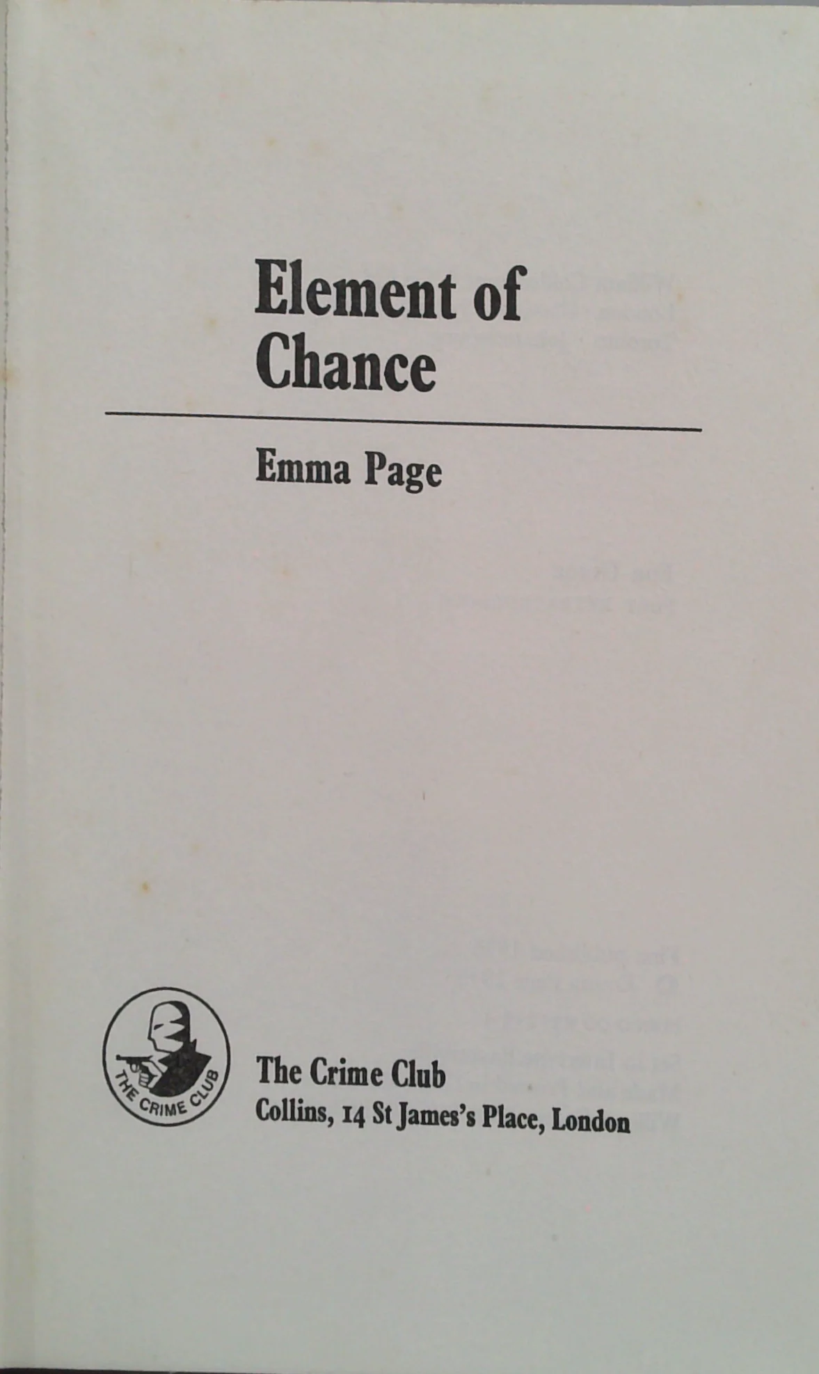Element Of Chance - Image 2