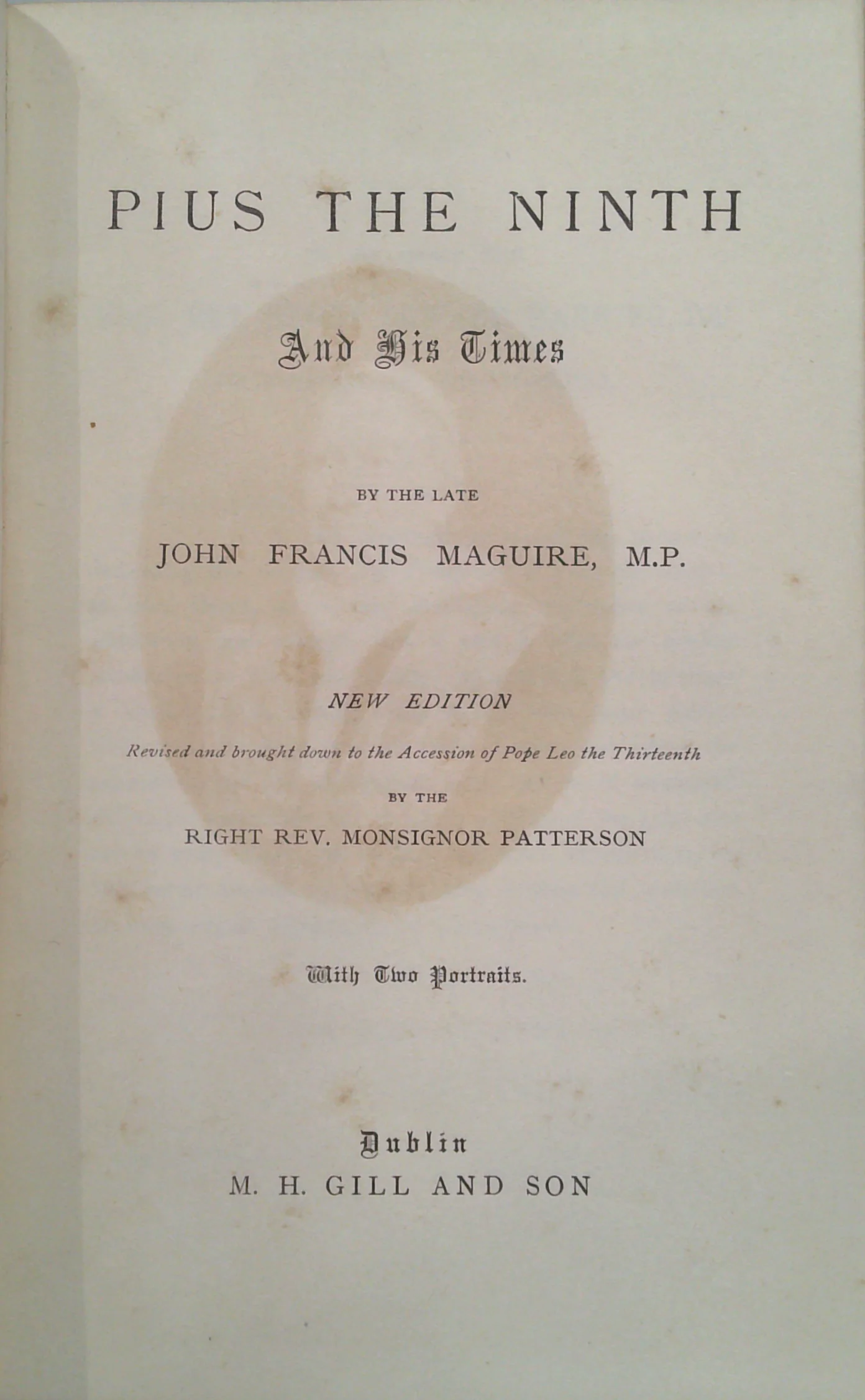 Pius The Ninth And His Times - Image 2
