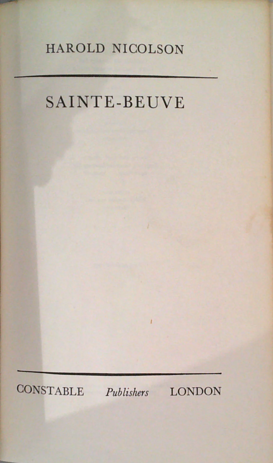 Sainte-Beuve