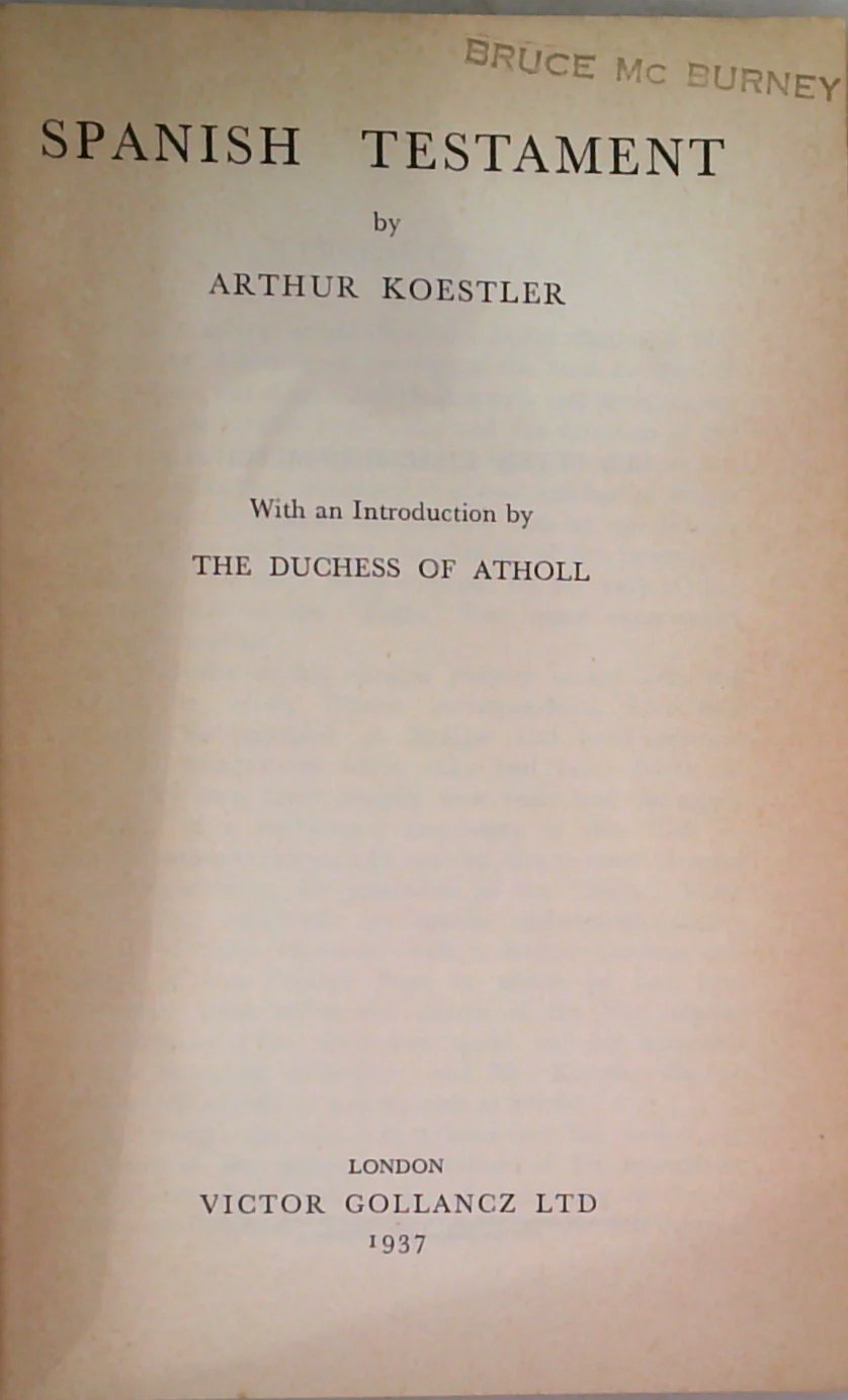 Spanish Testament