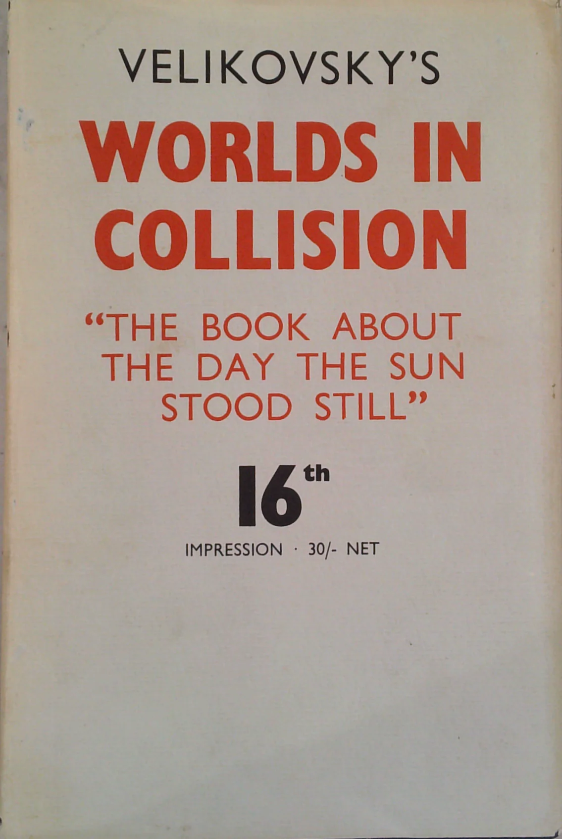 Worlds In Collision