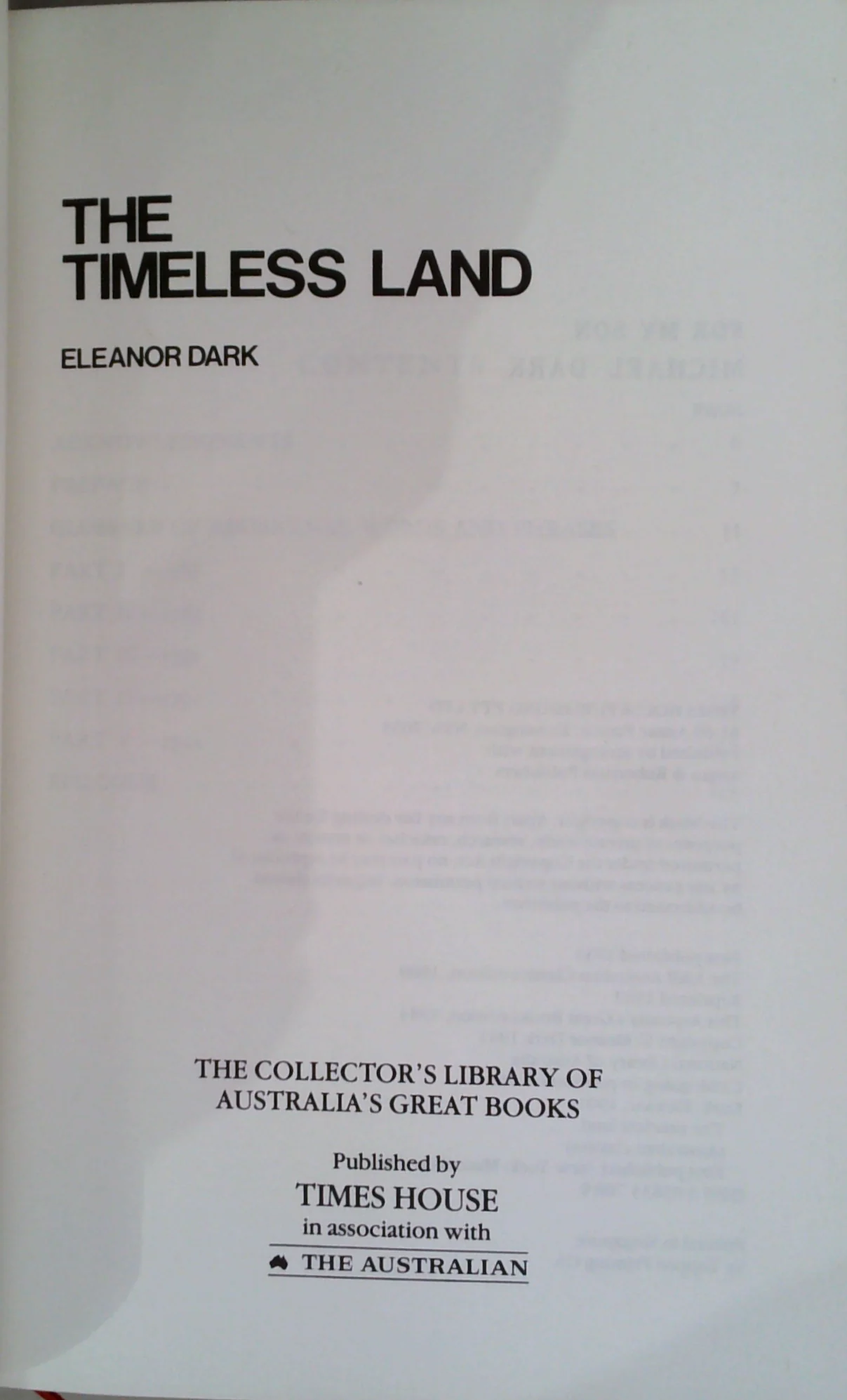 The Timeless Land