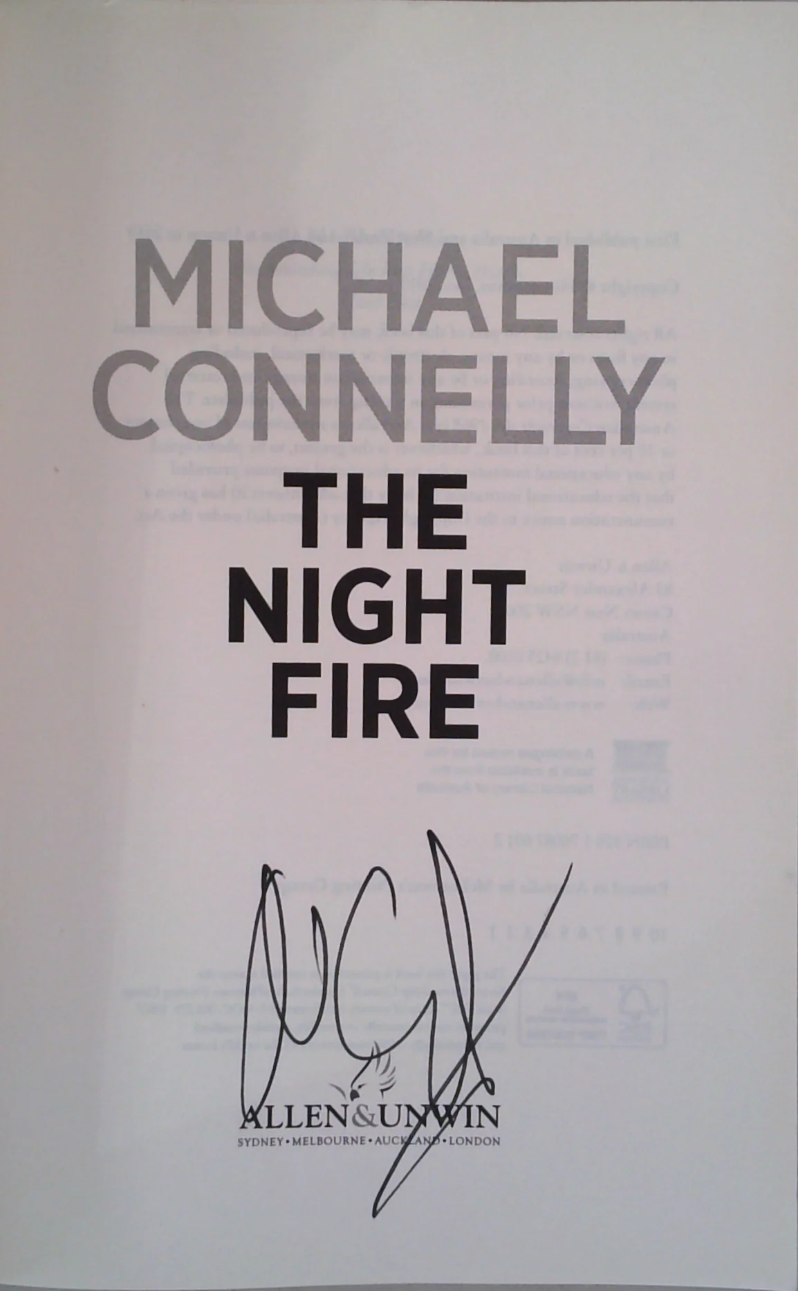 The Night Fire (SIGNED) - Image 2