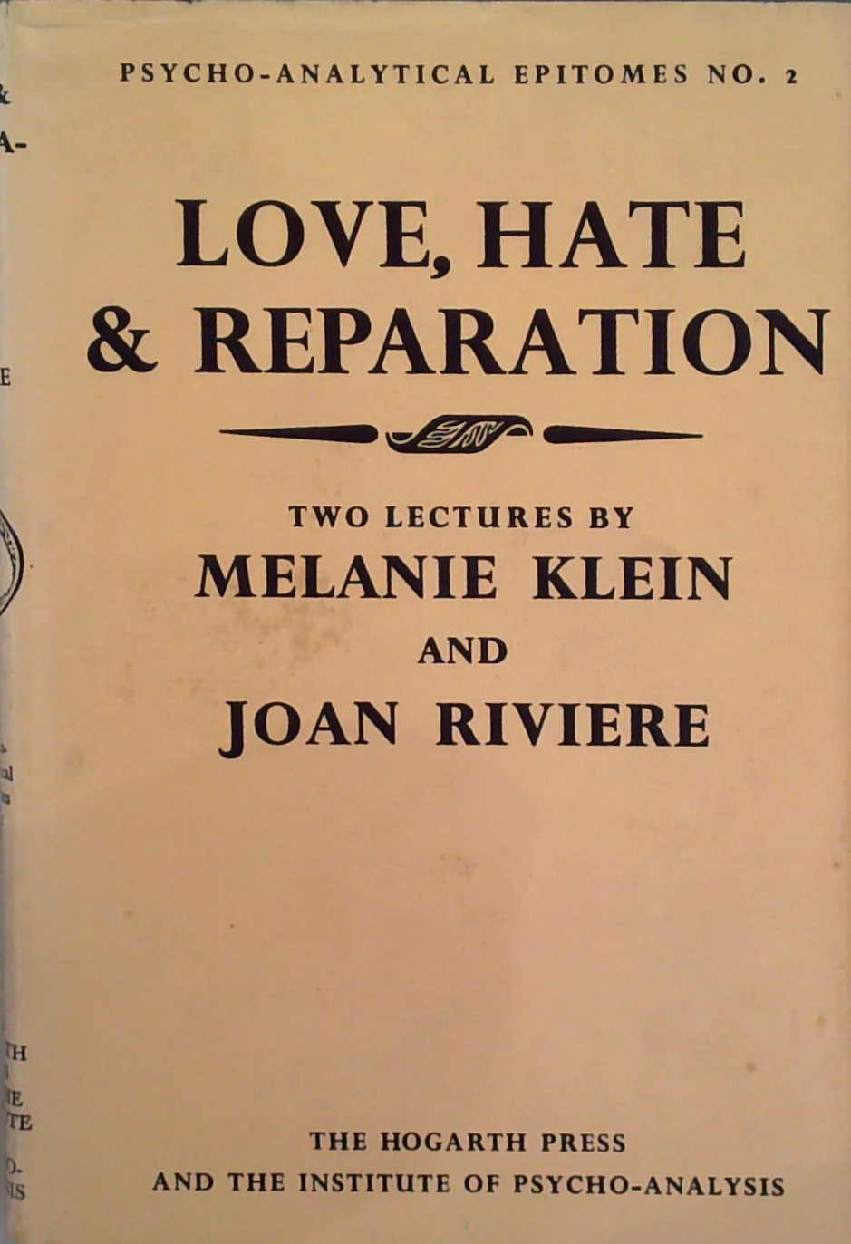 Love, Hate & Reparation