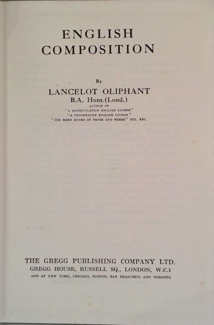 English Composition